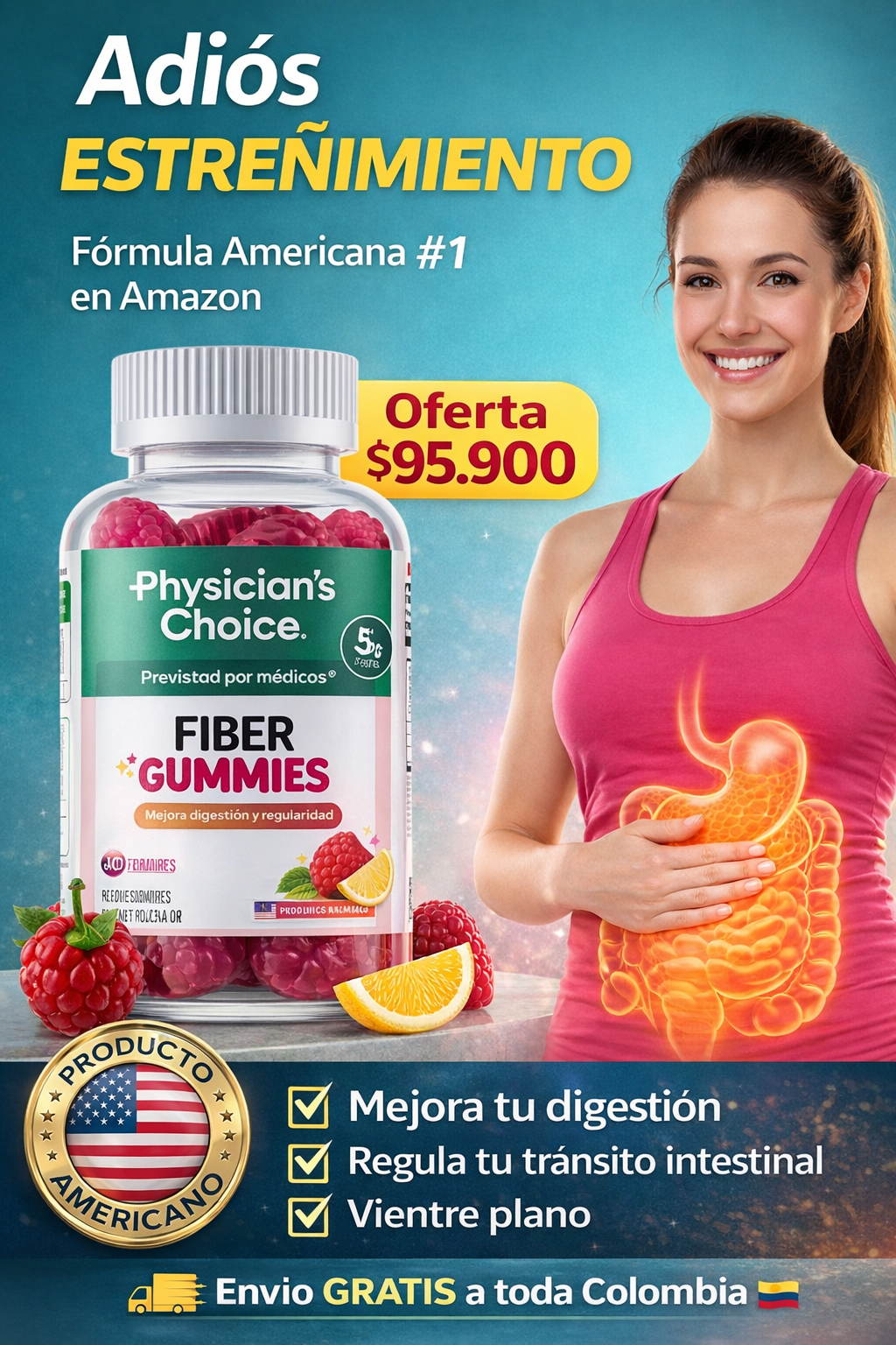 FIBER GUMMIES - Adiós Estreñimiento